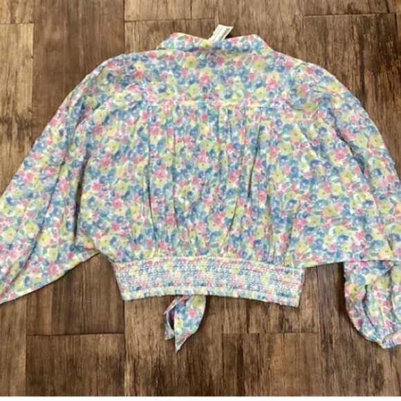 LoveShackFancy Triste floral crop top - Picture 2 of 3